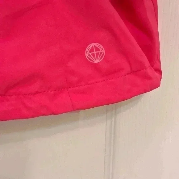 Women's Pink Packable Rain Jacket - Picture 9 of 15